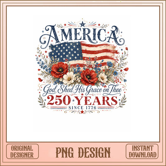 America 250 Years Since 1776 PNG, 4th Of July PNG, Patriotic PNG