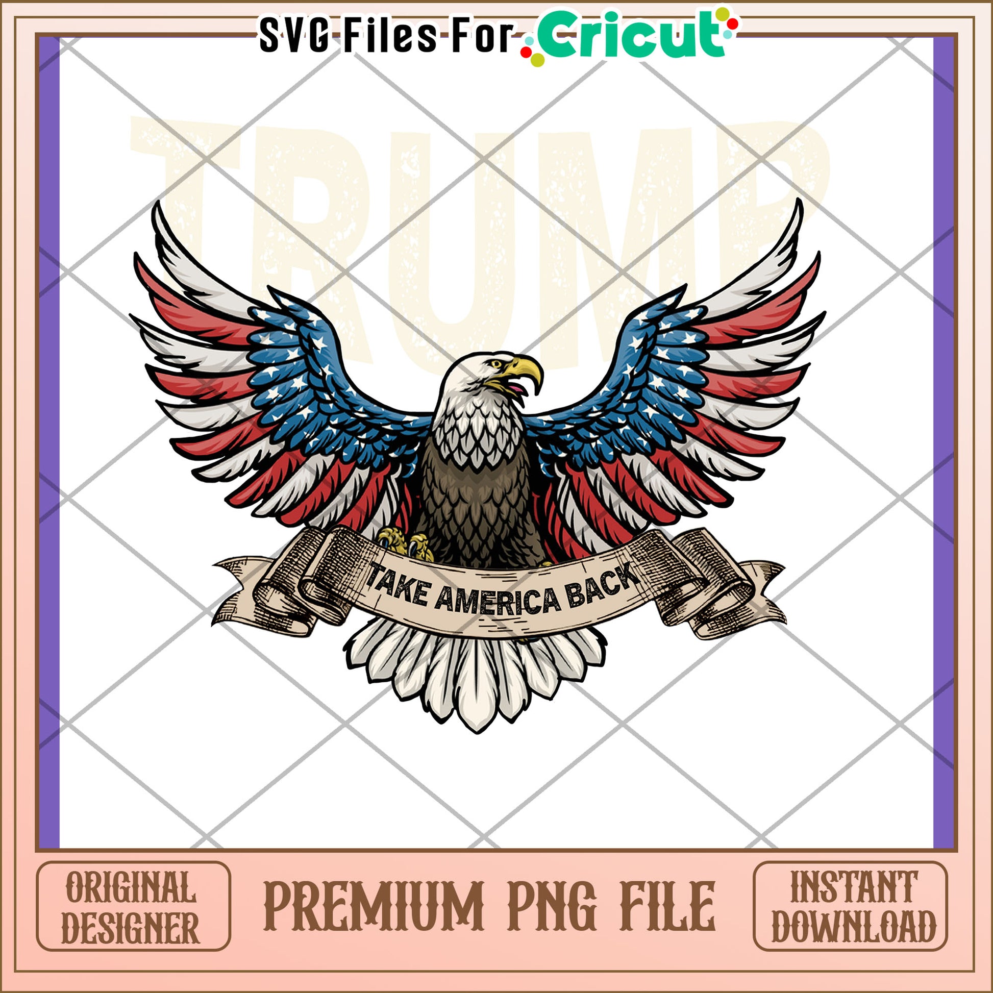 American Eagle PNG Take America Back