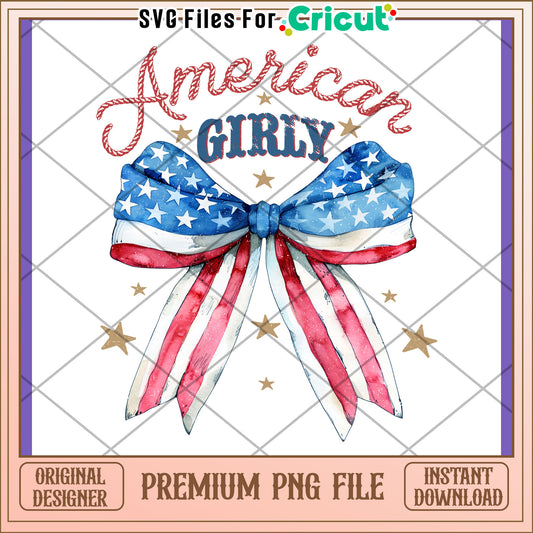 American Girly Bow PNG