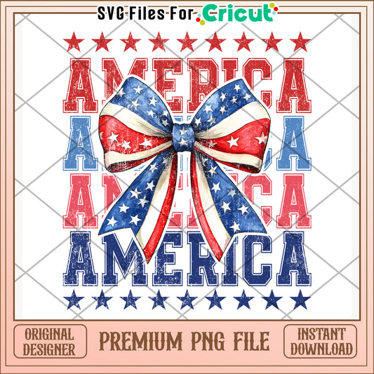 American bowtie design png, america i love​ png, red white and blue png