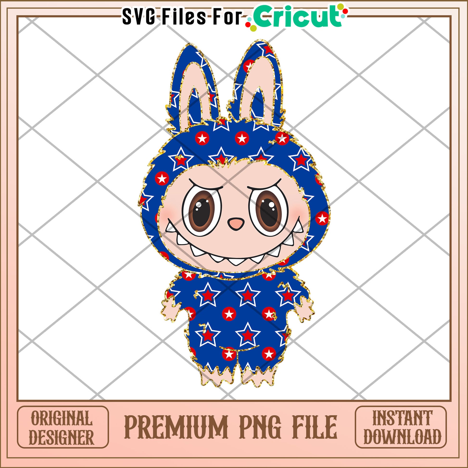 American design labubu png, labubu independence png, have a seat labubu​ png