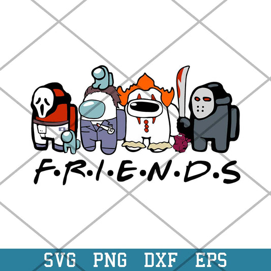 Among Us Horror Friends Svg, Horror Friends Svg-Svgfilesforcricut