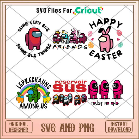 Among us svg bundle, Among us Game svg bundle - Svgfileforcricut