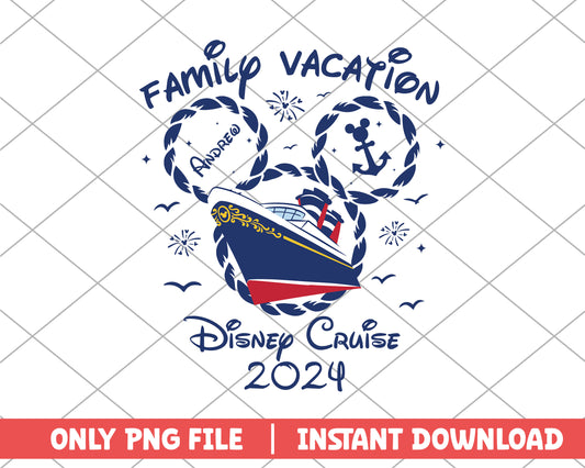 Andrew family vacation disney cruise png