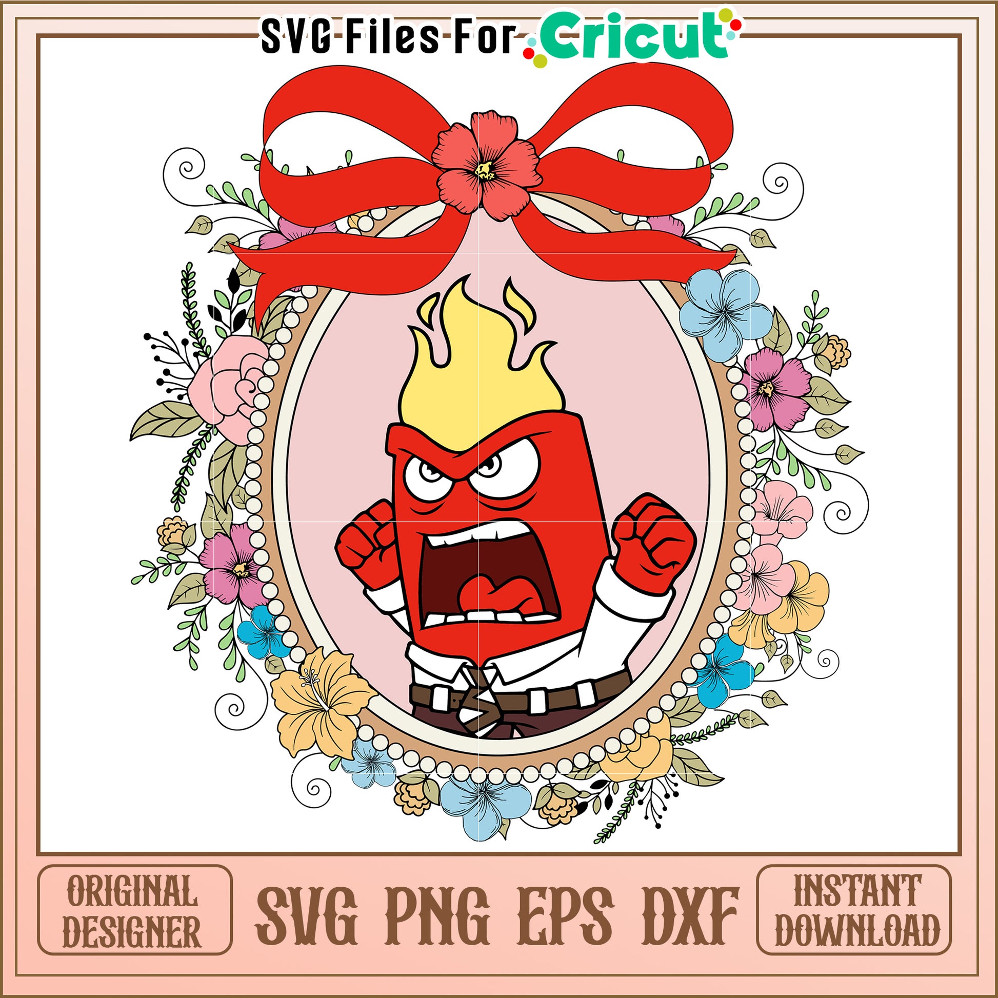 Anger SVG Cricut PNG EPS DXF File