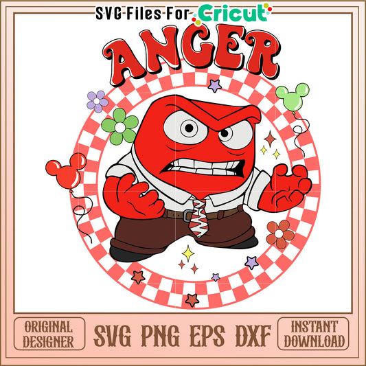 Anger SVG Design Instant Download