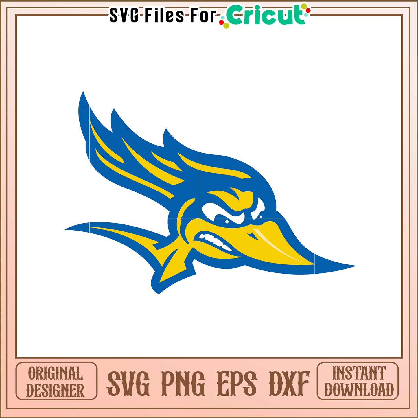 Angry Bird Logo SVG File for Cricut, High Quality Instant Download Design