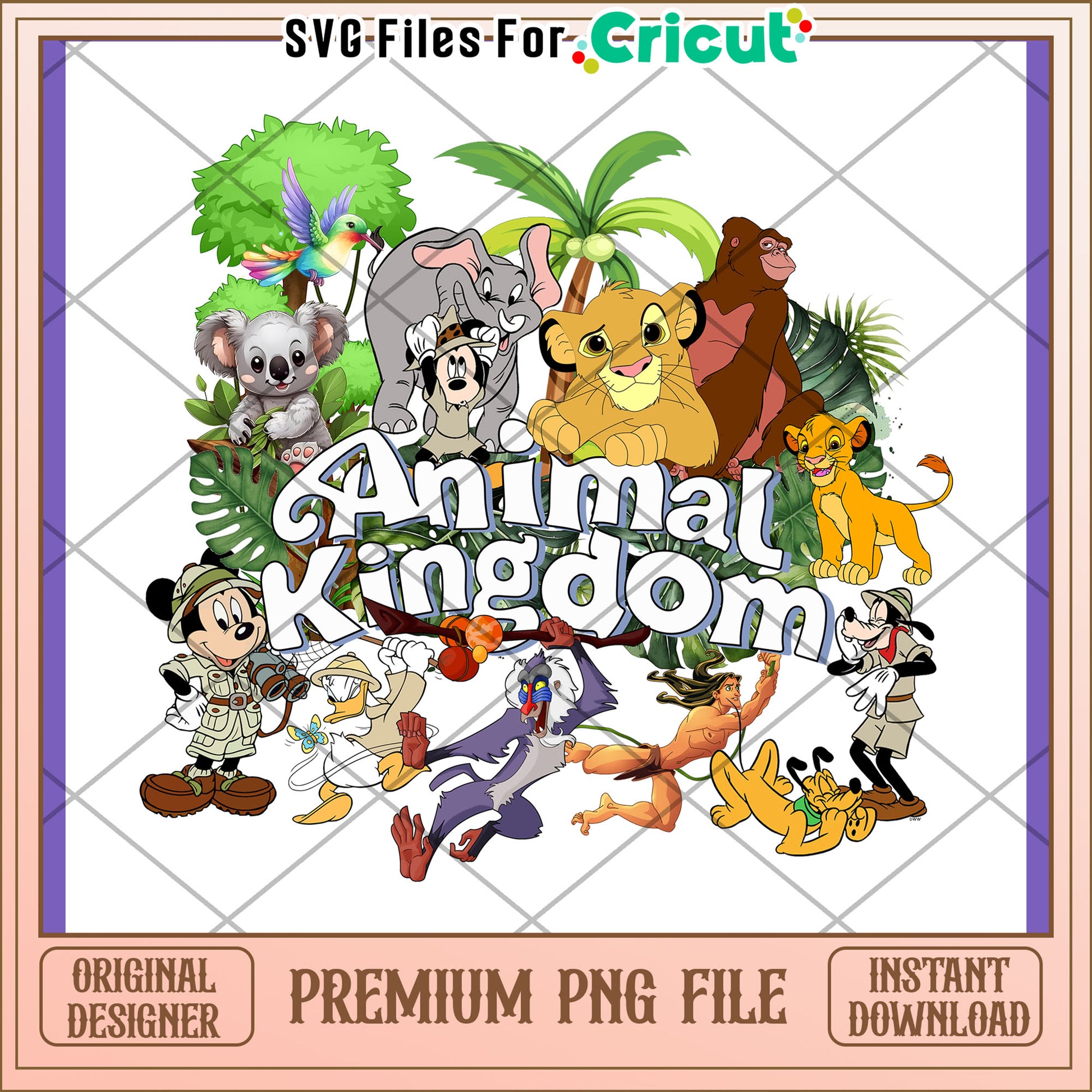Animal Kingdom PNG Design Download