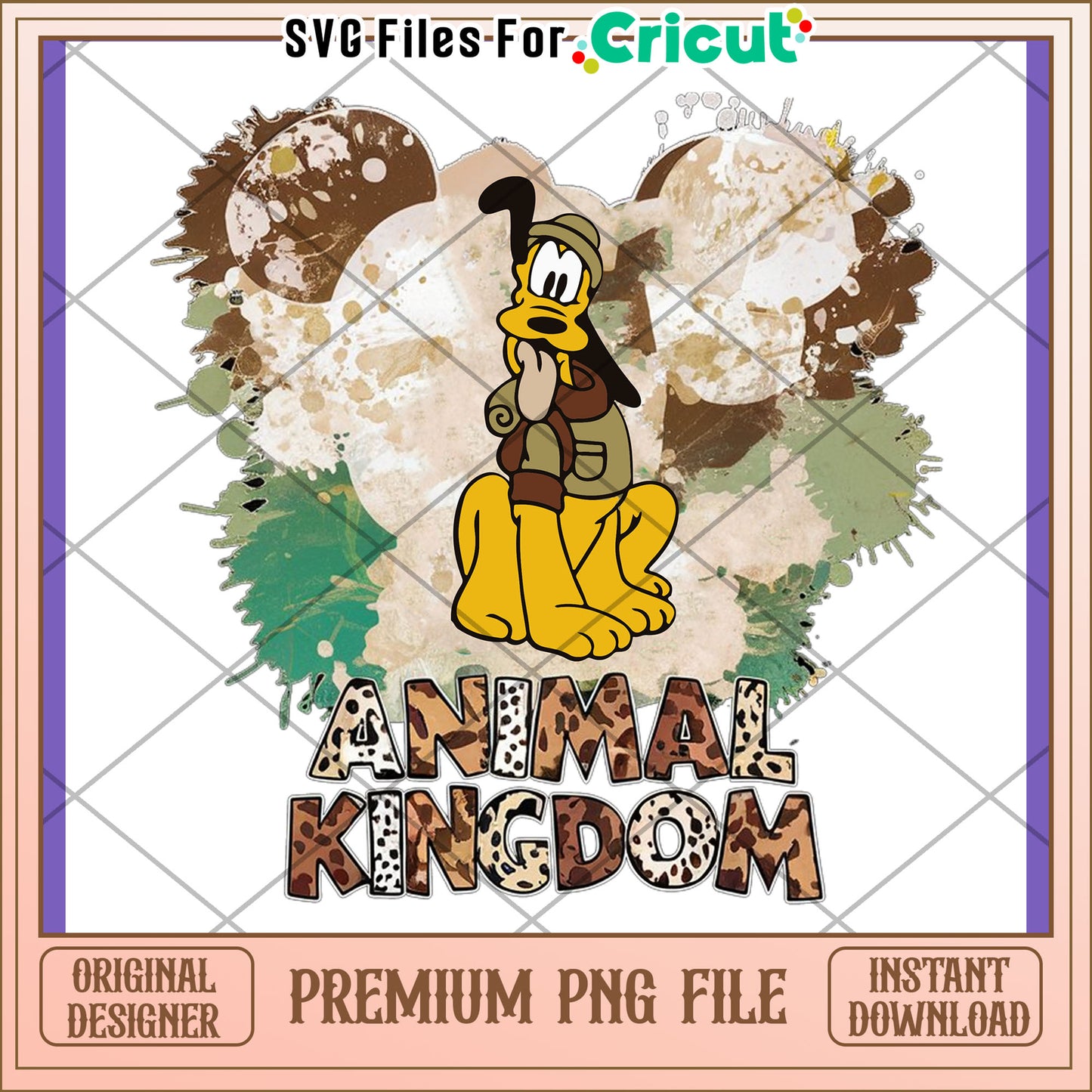 Animal Kingdom PNG Design Featuring Cute Character