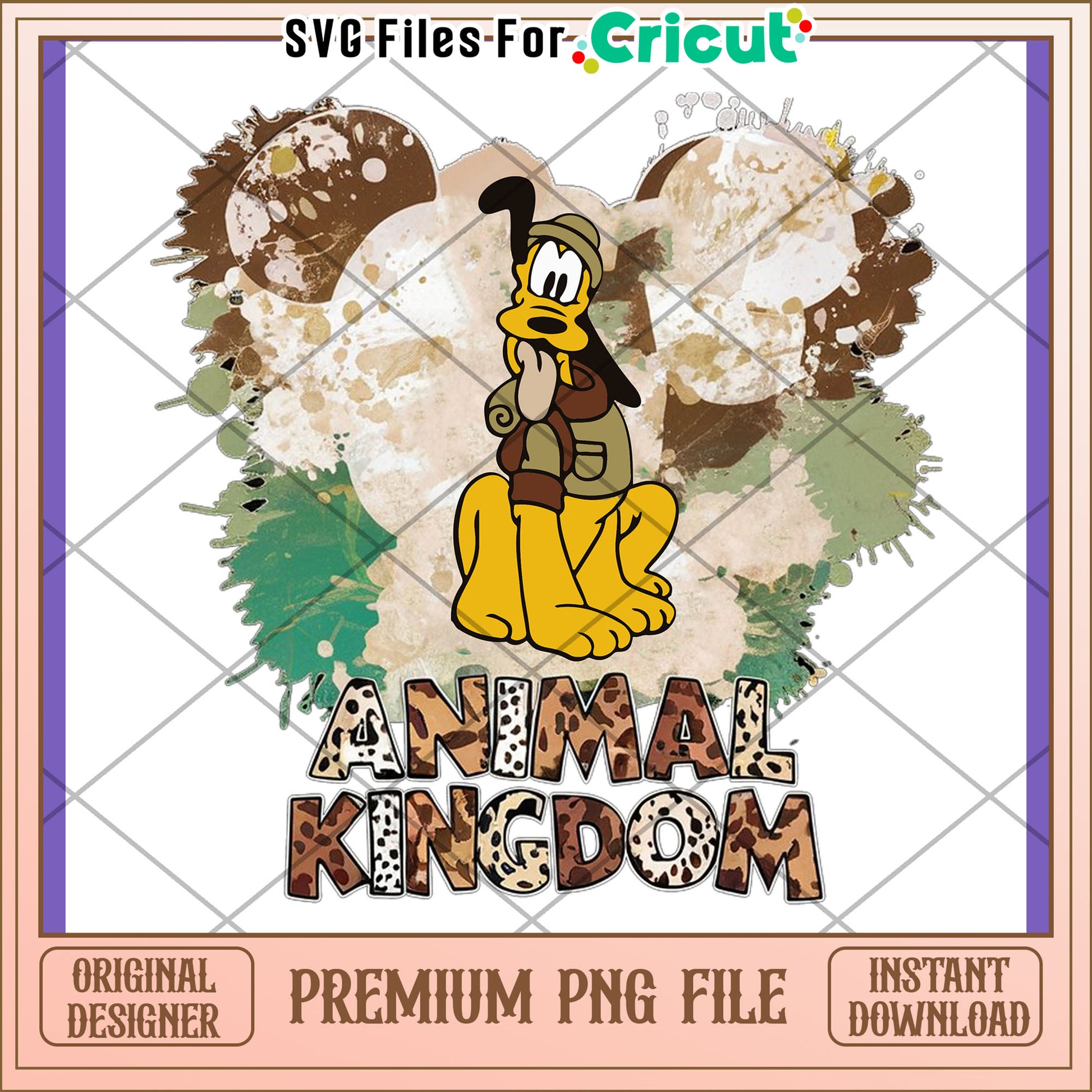 Animal Kingdom PNG Design Featuring Cute Character
