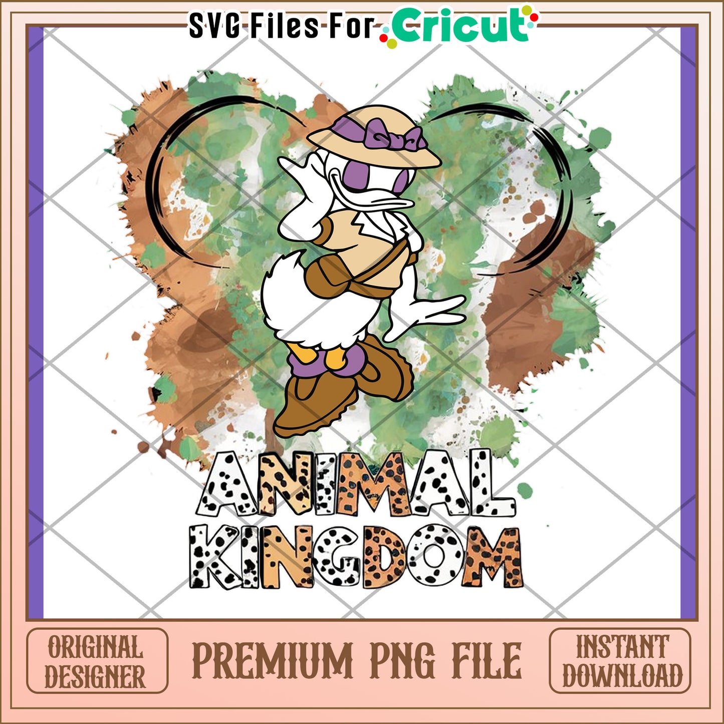 Animal Kingdom PNG Design for Craft Projects