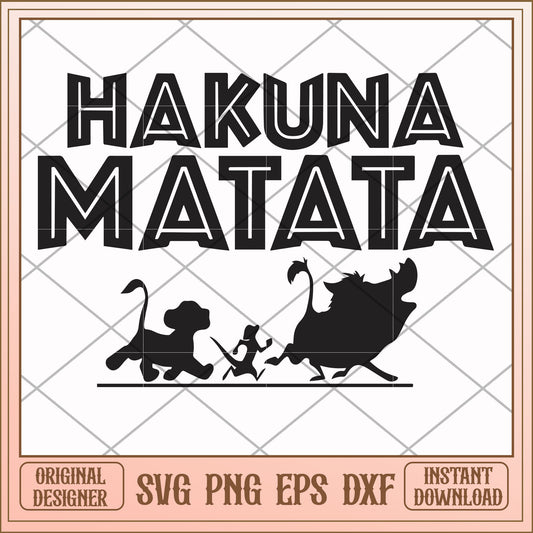 Animal kingdom Hakuna Matata svg, Hakuna Matata svg, funny svg