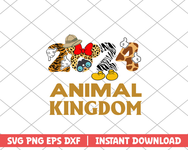 Animal kingdom 2024 minnie disney svg