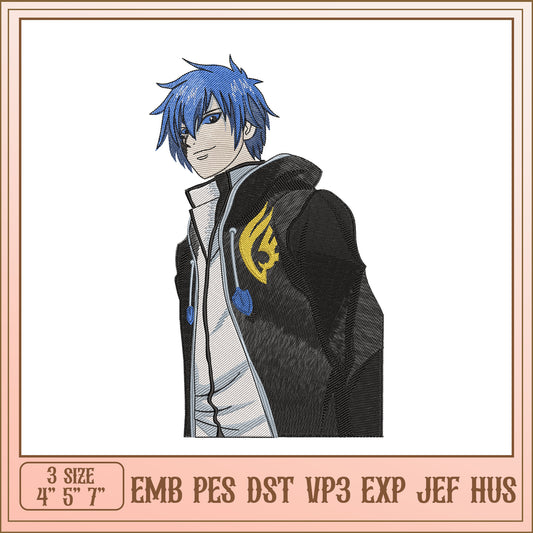 Anime Boy Embroidery Design