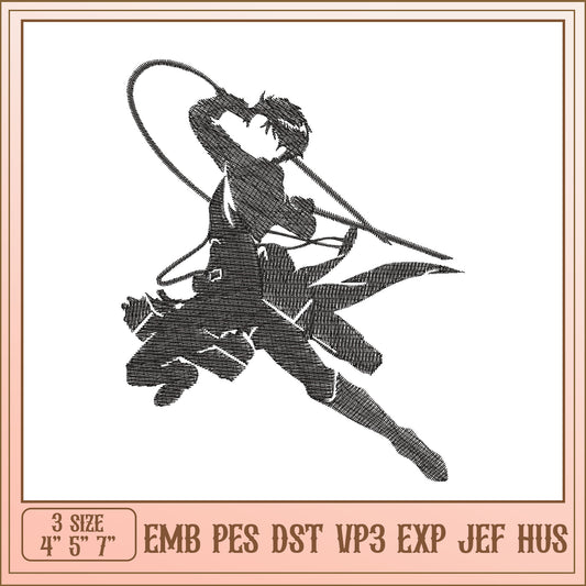 Anime Embroidery Design