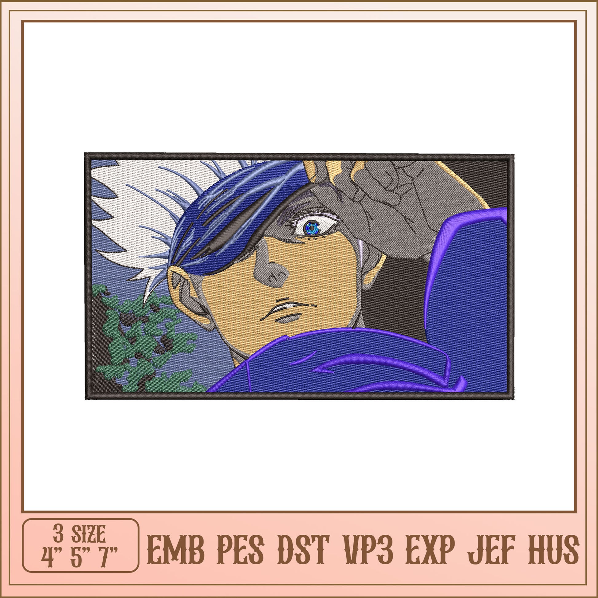 Anime Embroidery Design EMB PES DST VP3