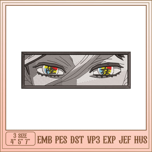 Anime Eyes Embroidery Design EMB PES DST VP3