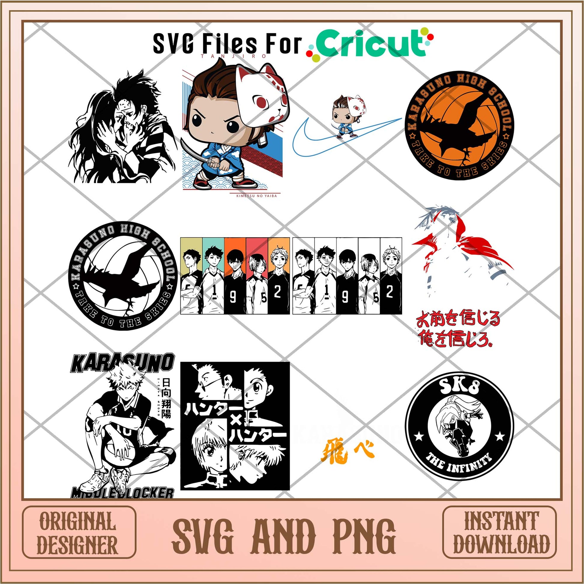 Anime Karasuno high school svg bundle, Anime bundle - Svgfileforcricut