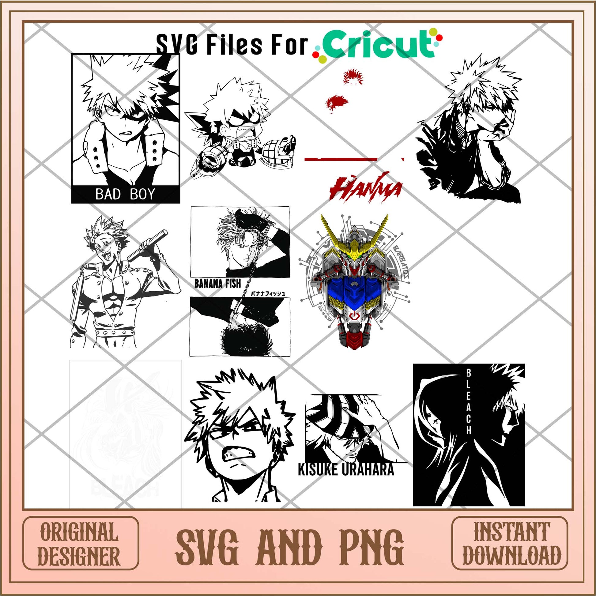 Anime Katsuki Bakugo svg bundle, Anime bundle - Svgfileforcricut