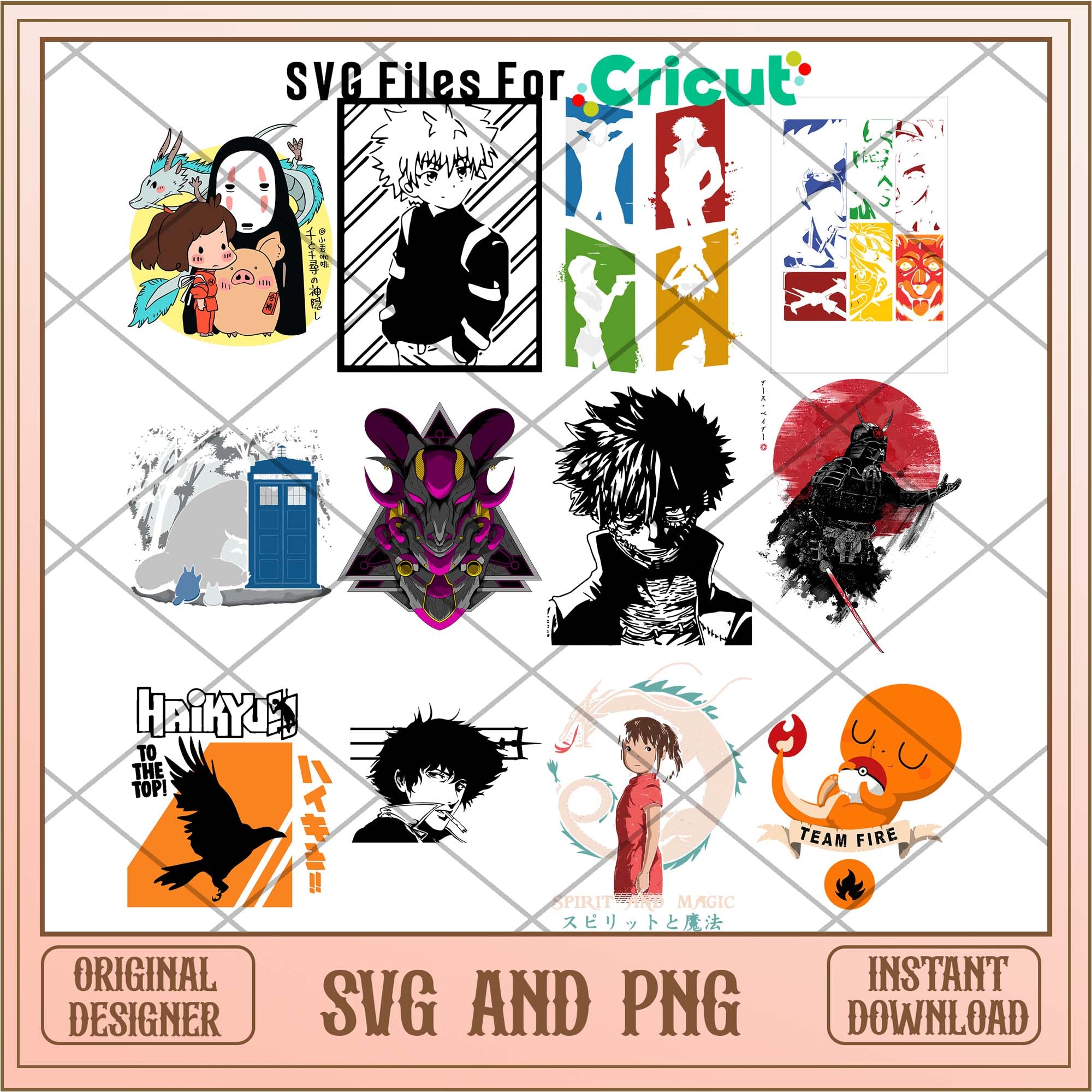 Anime Haikyu svg bundle, Sprited away svg bundle - Svgfileforcricut ...