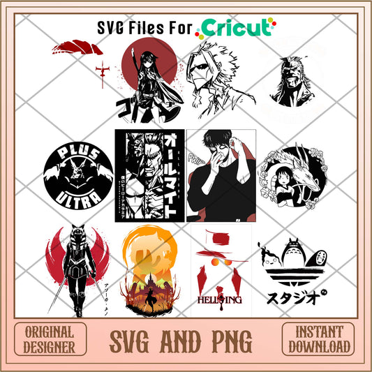 Anime Ackerman Clan svg bundle, Anime bundle - Svgfileforcricut