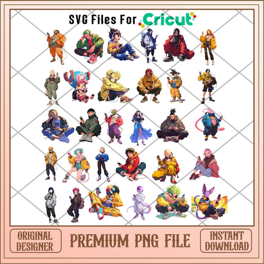 Anime smart phone png bundle, Anime movies bundle, Anime png