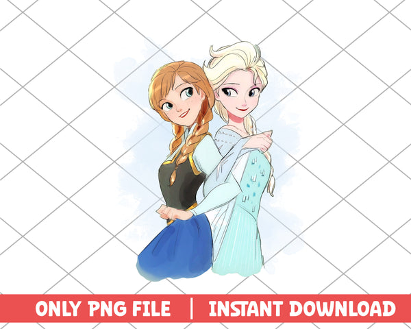 Anna and Elsa disney png