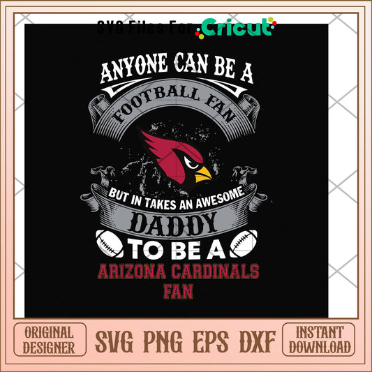 Anyone can be a football fan svg, football svg, new nfl svg