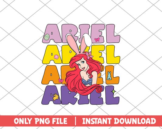 Ariel princess easter png