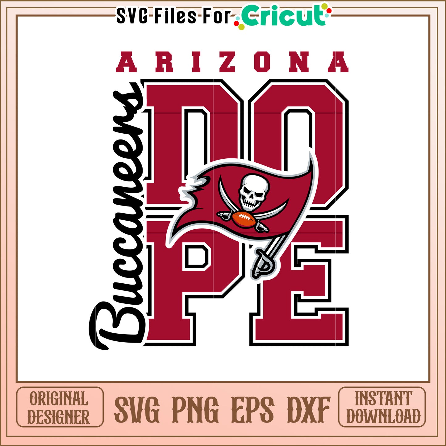 Arizona Buccaneers PE SVG Design