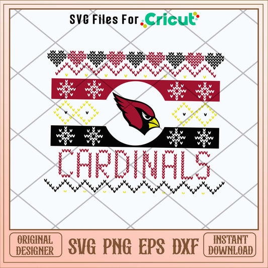 Arizona Cardinals Fair Isle Svg-Svgfilesforcricut