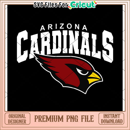 Arizona Cardinals Logo Design for Cricut, Premium PNG Download