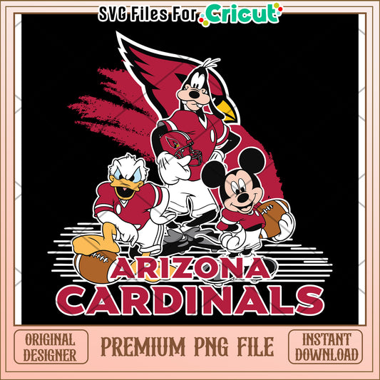 Arizona Cardinals PNG File, Download Fun Disney Characters Now