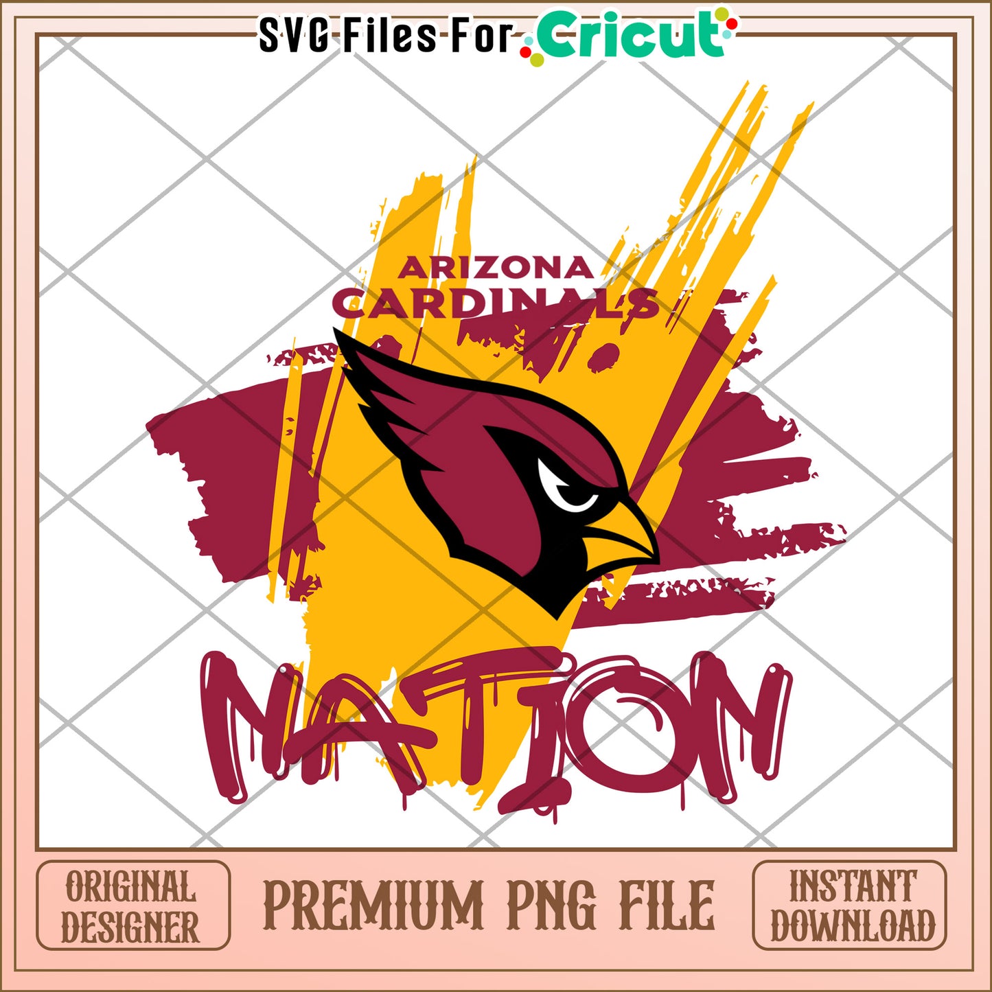 Arizona Cardinals PNG File, Perfect for Cricut Projects Downloads