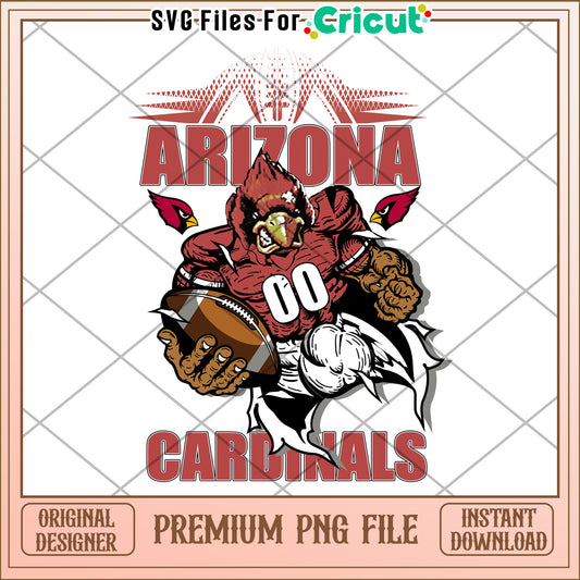 Arizona Cardinals PNG File for Cricut, original designer premium download