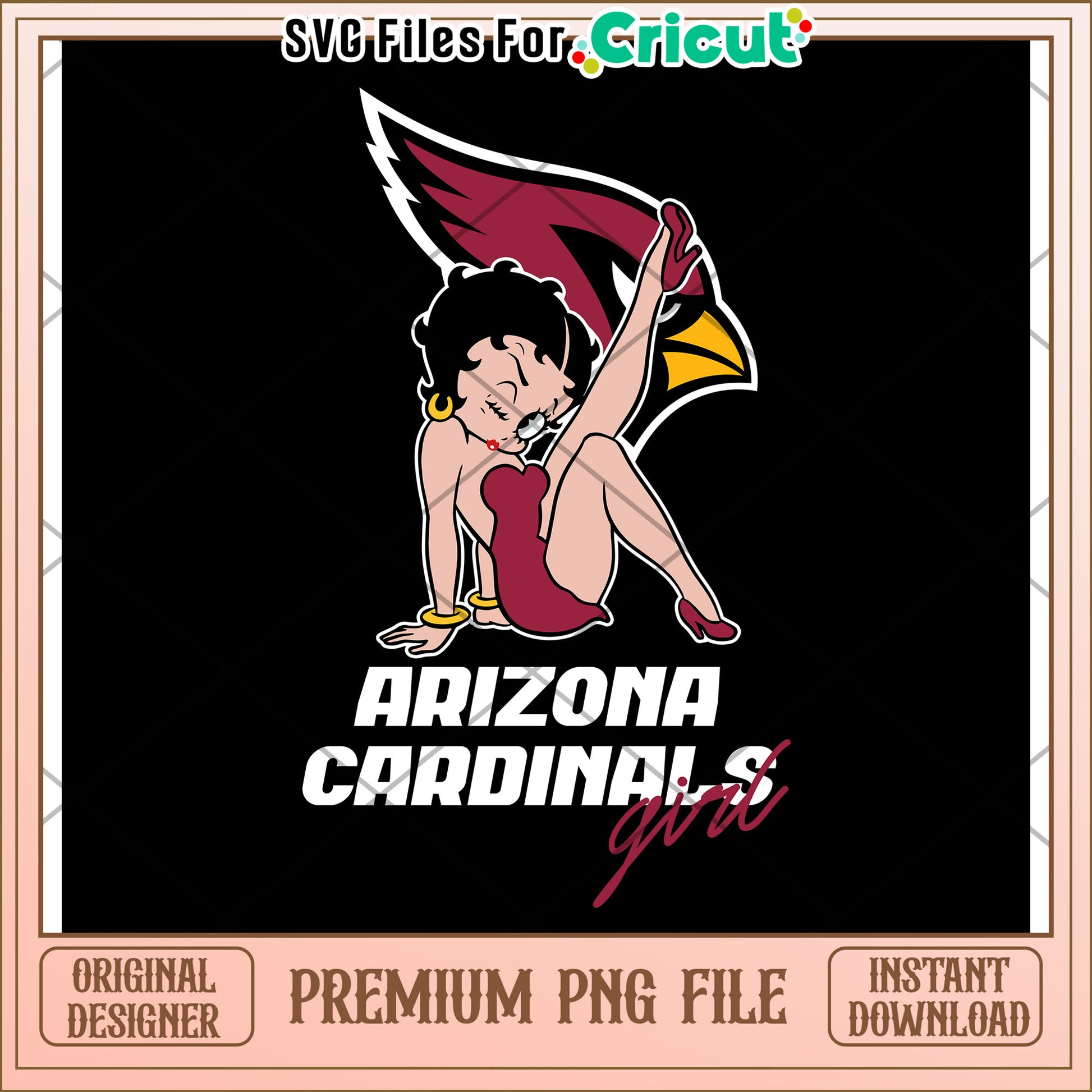 Arizona Cardinals PNG design, perfect for creative projects