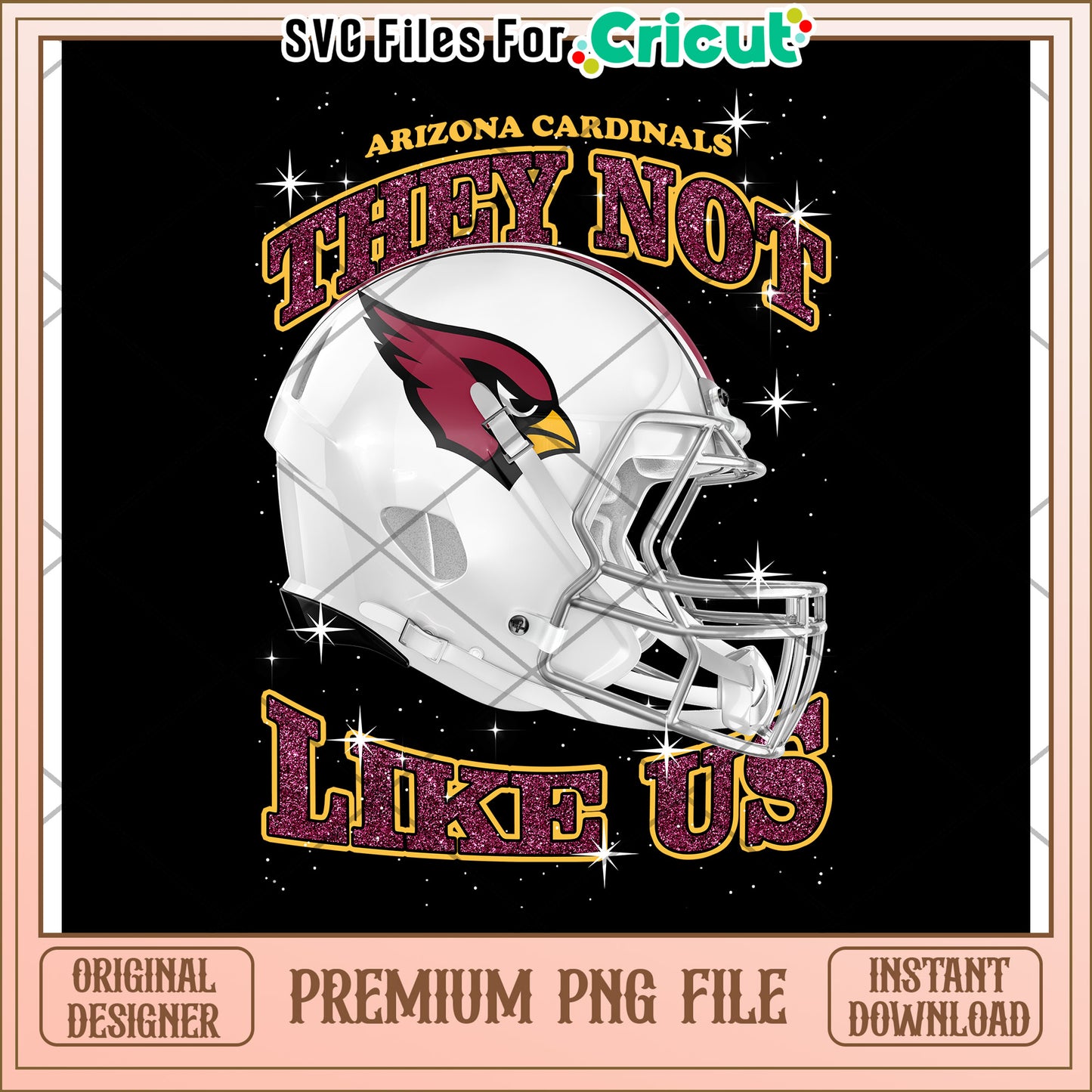 Arizona Cardinals PNG design for Cricut, perfect for fans and crafters