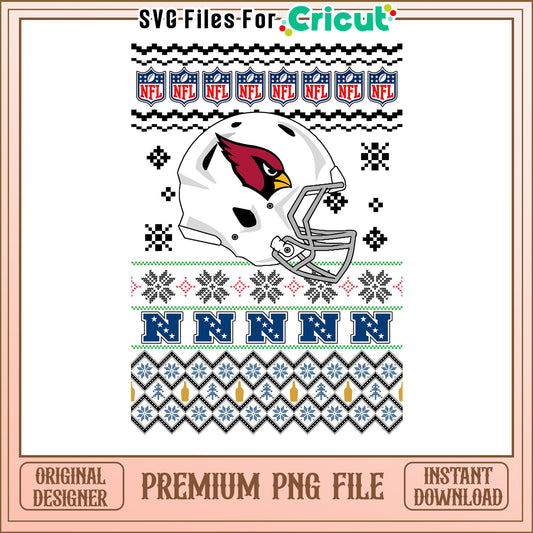 Arizona Cardinals PNG design for Cricut, perfect for sports fans