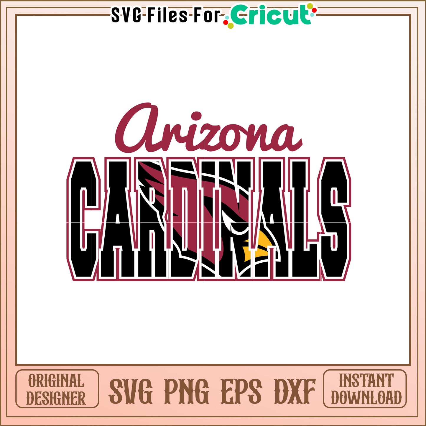 Arizona Cardinals SVG Design for Fans and Crafters