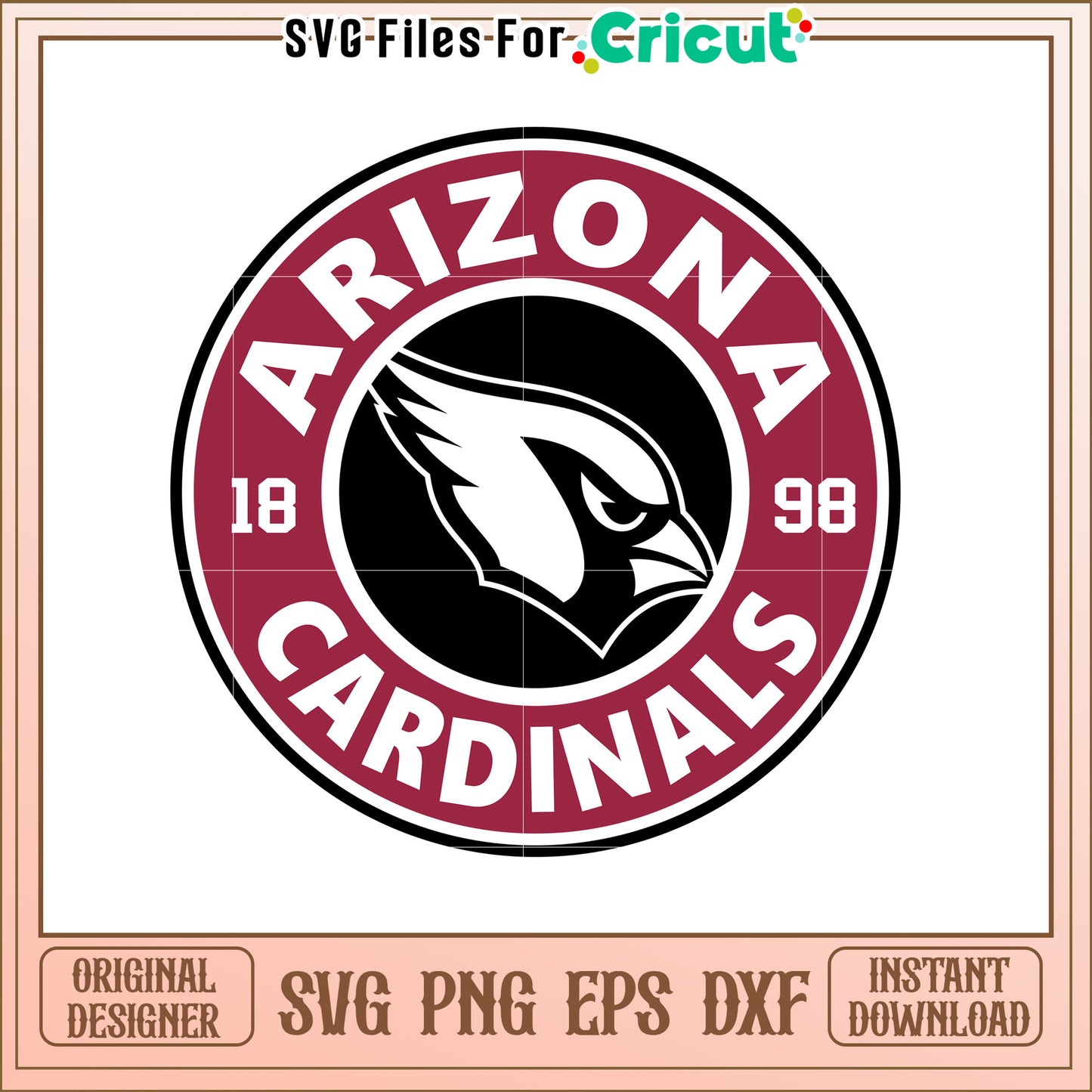 Arizona Cardinals SVG Design for Sports Fans Gift