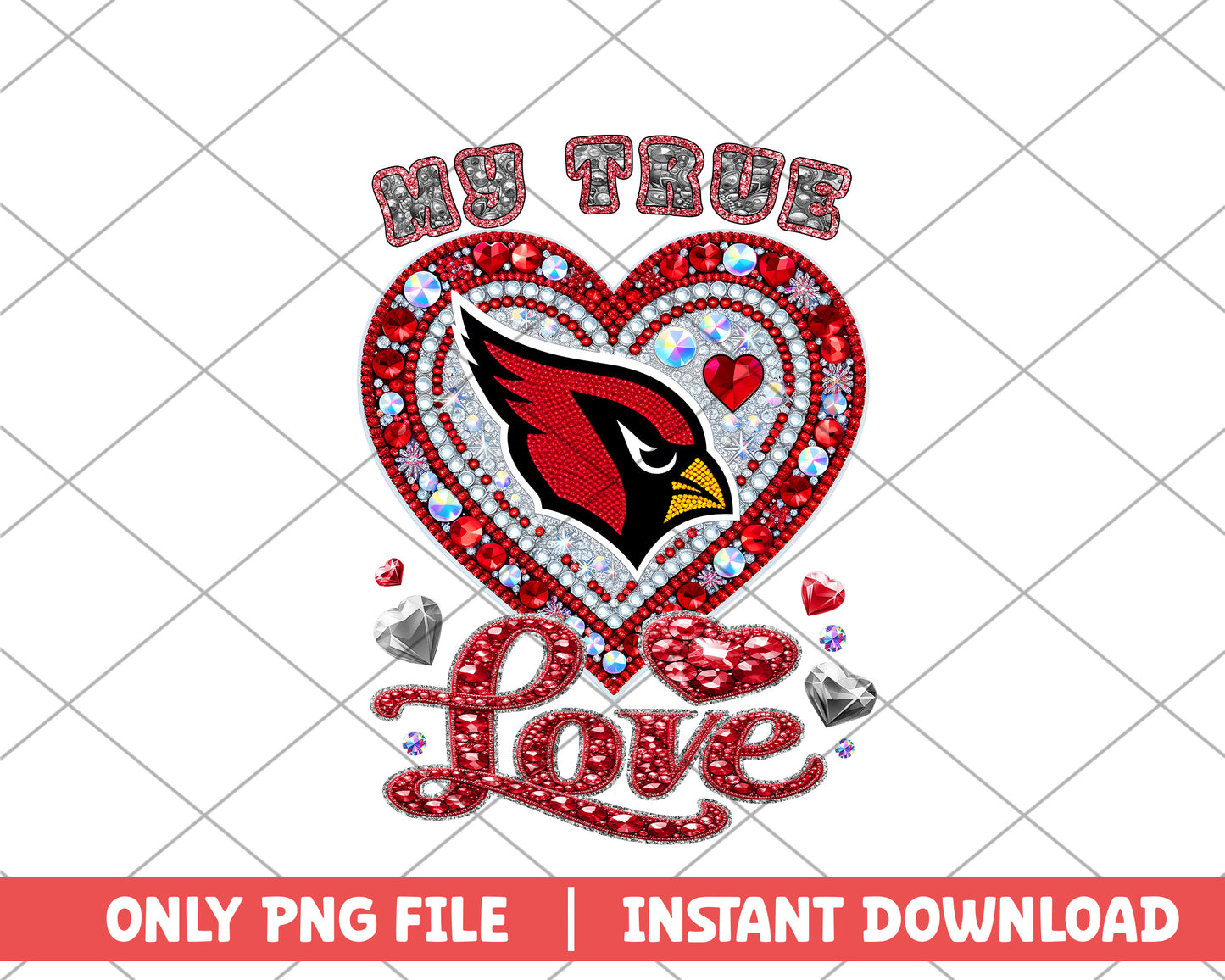 Arizona Cardinals my true love png, Arizona Cardinals png