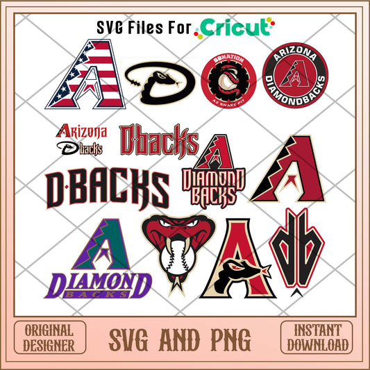 Arizona Diamondbacks svg, Arizona Diamondbacks svg bundle, MLB svg