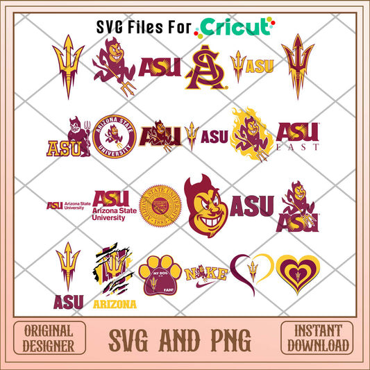 Arizona State svg, Arizona State svg bundle, NCAA svg