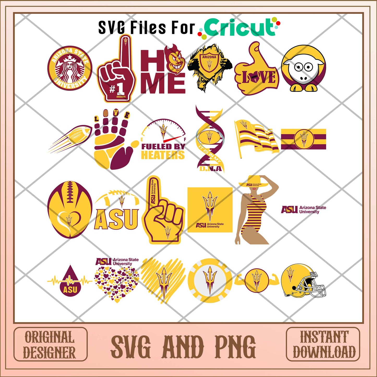 Arizona State university svg, Arizona State svg bundle, NCAA svg