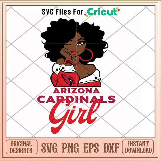 Arizona Cardinals Girl nfl teams svg, Arizona Cardinals svg, new nfl svg 