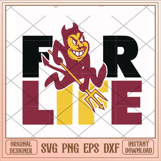 Arizona state for life svg, aArizona state svg , ncaa svg