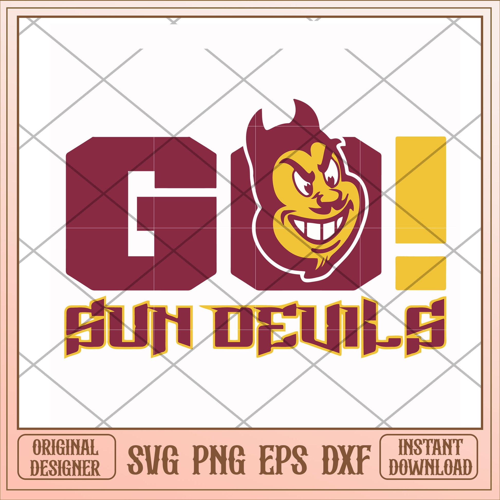 Arizona state go sun devils svg, sun devils svg , ncaa svg