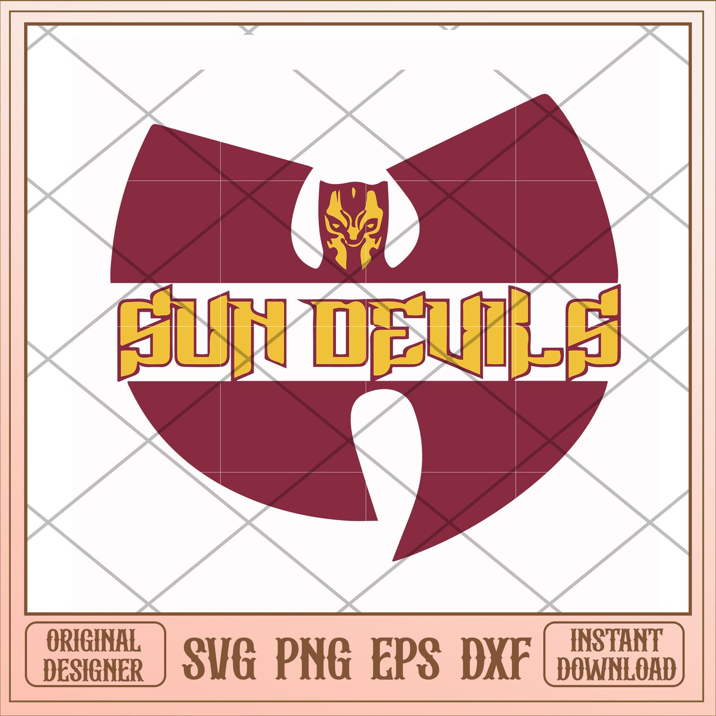 Arizona state wu tang clan logo svg, wu tang clan svg , ncaa svg