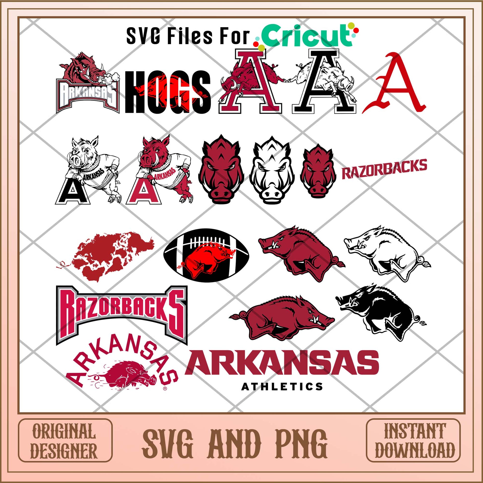 Arkanzas Hogs svg, Arkanzas Hogs svg bundle, NCAA svg