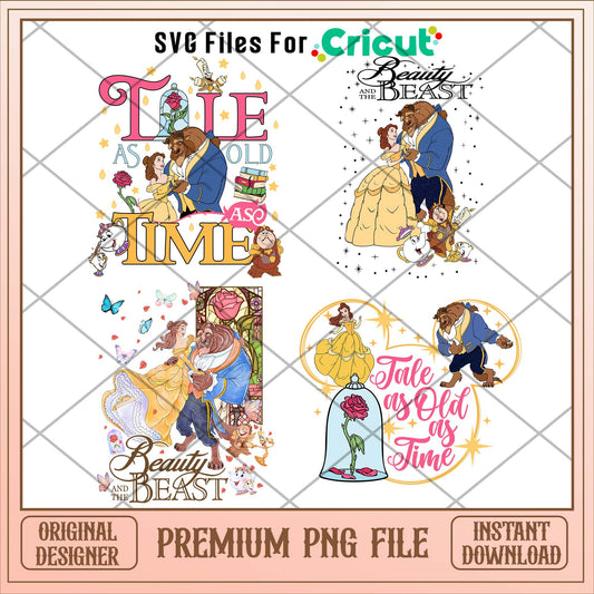 Disney Beauty and the beast png bundle